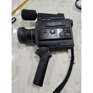 Vintage 1980s Minolta XL Sound 64 Camera Video Super 8 MM 24 FPS Japan Untested
